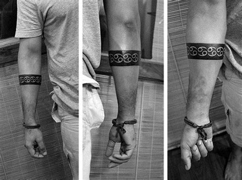 Forearm Band Tattoos For Men Masculine Design Ideas Forearm Band