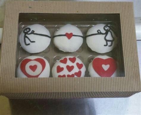 Cupcakes D A Del Amor Y La Amistad Dia Del Amor Decoraci N De Unas Amor