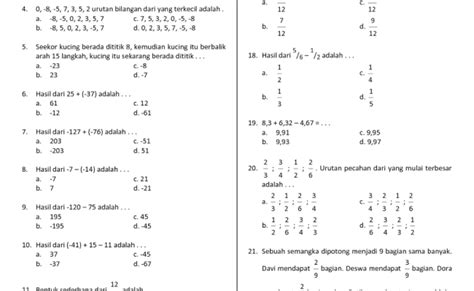 Soal Penilaian Matematika Kelas 4 Bab Sudut Kurikulum Merdeka Theme