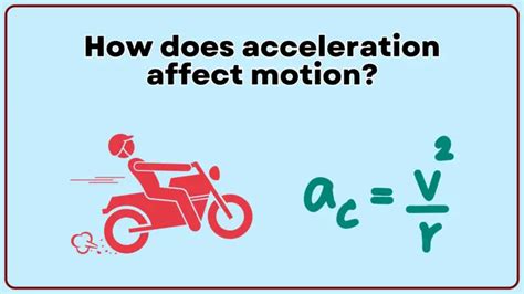 How Does Acceleration Affect Motion Physicsgoeasy