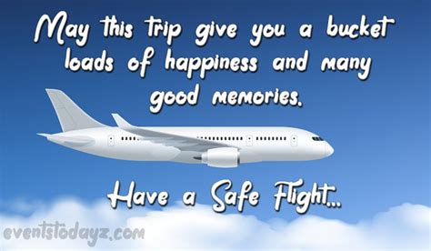 Safe Flight Wishes Quotes Messages With Images