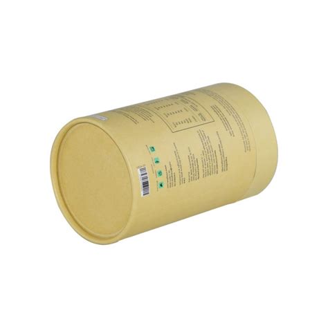 Supplement Collagen Protein Powder Cardboard Tube Packaging