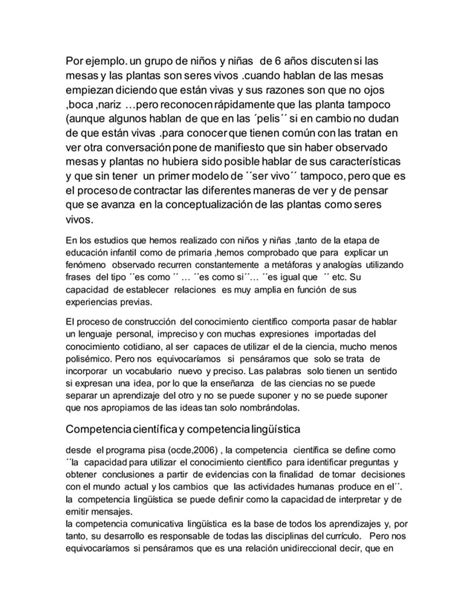 Hablar Leer Y Escribir Para Aprender Ciencia Pdf Descarga Gratuita