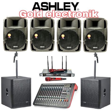 Jual PAKET SOUND SYSTEM ASHLEY ACT600pro 15 Inch Subwoofer 18 Inch Di