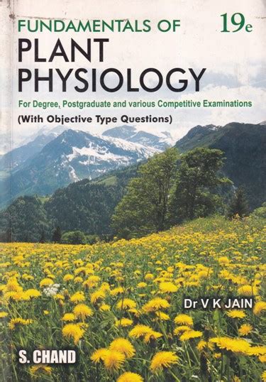 FUNDAMENTALS OF PLANT PHYSIOLOGY DR V K JAIN S CHAND