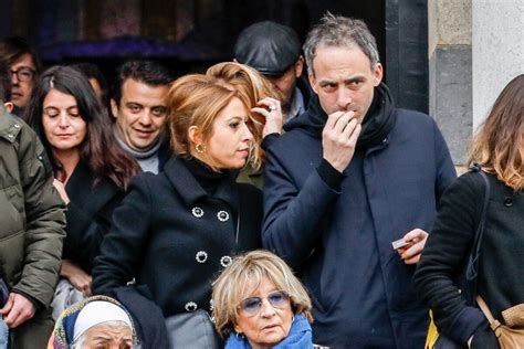 Photo Léa Salamé Et Son Compagnon Raphaël Glucksmann Obsèques De