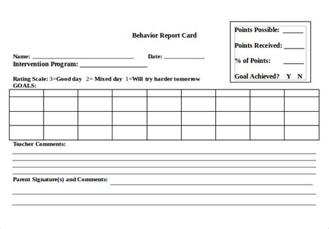 12 Progress Report Card Templates To Free Download Sample Templates