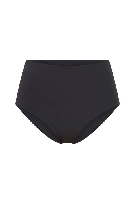 Ellos Høy fullt foret bikinitruse Svart Bikini underdeler Ellos no