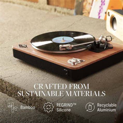 House Of Marley Simmer Down Wireless Bluetooth Turntable Hmv Exclusive