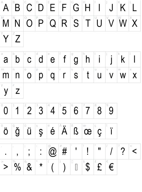 Arial Narrow Font | FontYukle