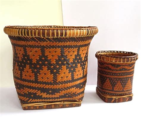 2 AMERINDIAN Baskets,handmade,hand Woven,ye'kuana Indigenous People ...