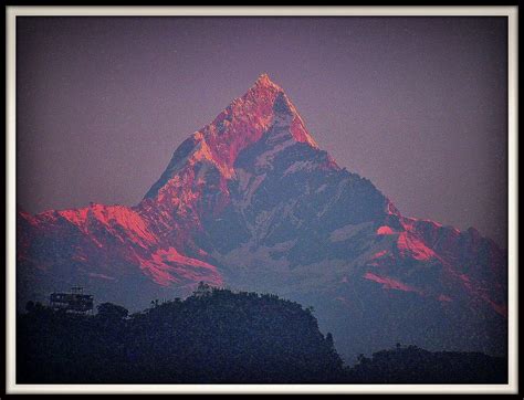 NEPAL Himalaya Machapuchare der Fischschwanz Am frühe Flickr