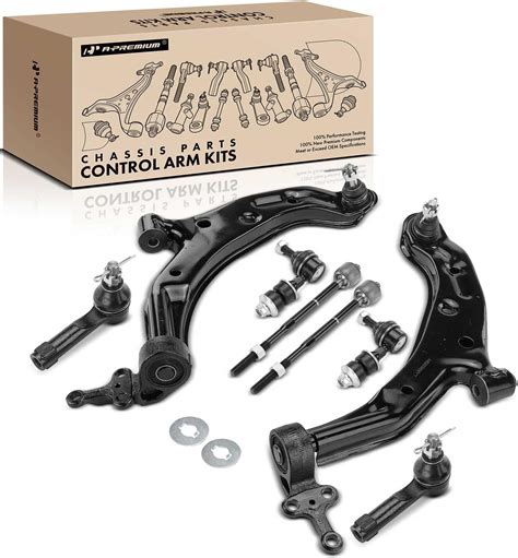 A Premium Set Of 10 Front Upper Lower Control Arm Sway