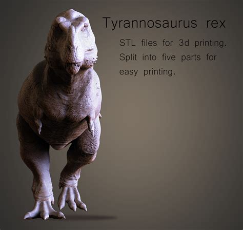 Artstation T Rex 3d Print Resources