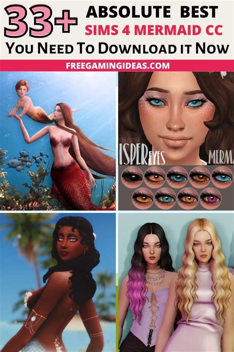 Sims Mermaid Cc Sims Cc Eyes Sims Cc Skin Sims Cc Mermaid Eye