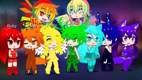 Meet My Rainbow Color Inspired Charaters And Rp Request Lunimeamino Amino