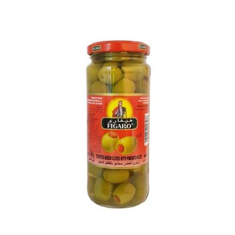 Figaro Stuffed Green Olives With Pimiento Paste Nextbuy Ae