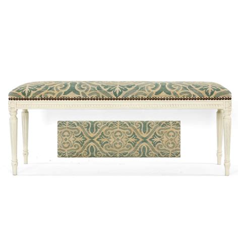 French Market Collection Venetian Wool Upholstered Bench Wayfair