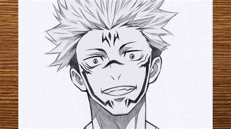 How To Draw Ryomen Sukuna From Jujutsu Kaisen Ryomen Sukuna Drawing