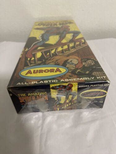 1966 Aurora Amazing Spider Man Model Kit Sealed 3872482619