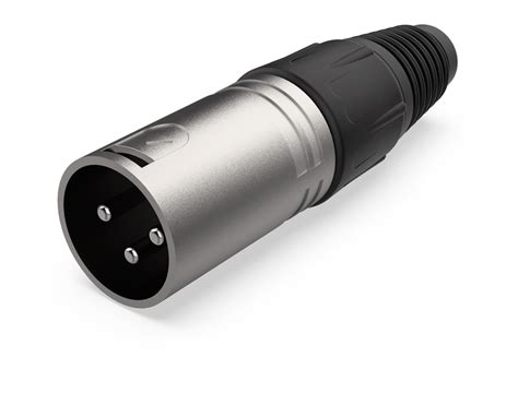 Silver Connector Xlr Male 10154445 Audibax