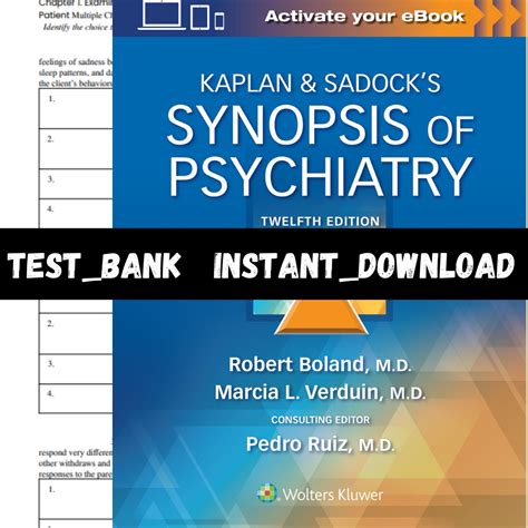 Kaplan Sadocks Synopsis Of Psychiatry Th Edition By Robe Inspire