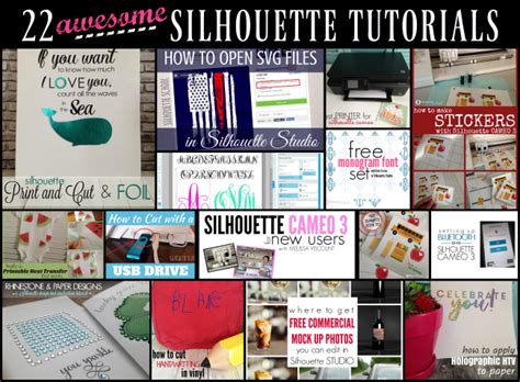 22 Silhouette CAMEO Tutorials for Beginners on Up! (August Wrap Up ...