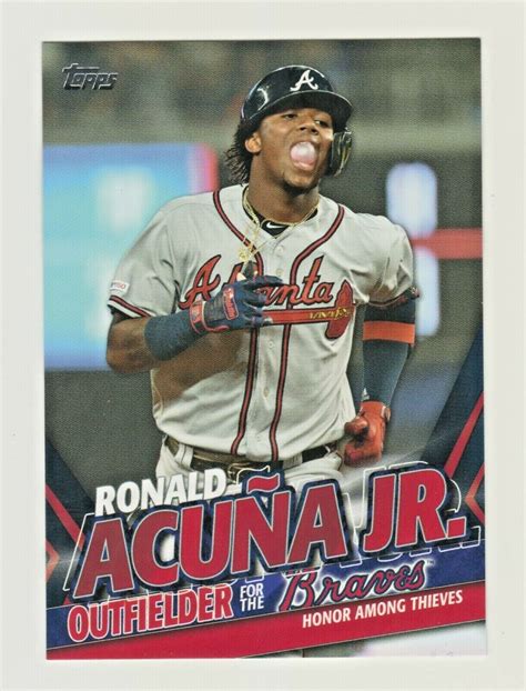 2020 Topps Update RONALD ACUNA JR HIGHLIGHTS TRA 13 Atlanta Braves