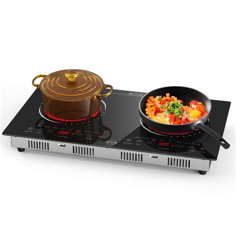 Hobsir Hob 2 Burner Electric Cooktop 110v, Double Electric Stove Burner ...