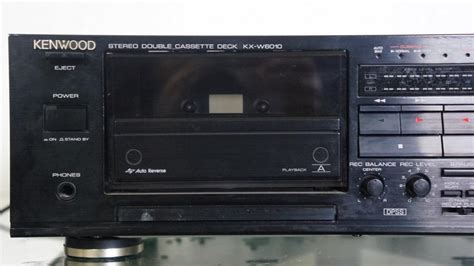 Kenwood KX W6010 Double Cassette Deck Audio Other Audio Equipment On