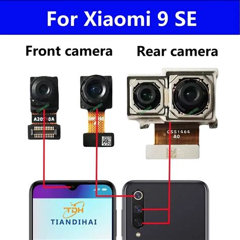 Original Front Back Camera Module For Xiaomi Mi Se Se Rear Camera