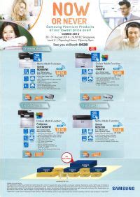 Samsung Printers Page Brochures From Comex Singapore On Tech