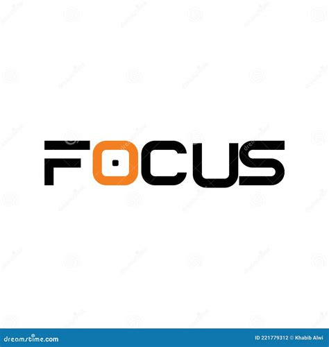 Focus Logo Stock Vector Illustration Of Digital Media 221779312