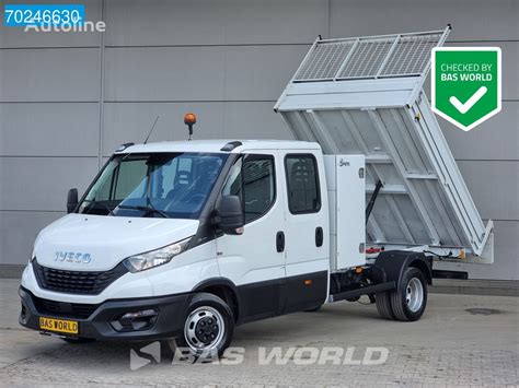 Iveco Daily C Kipper Dubbel Cabine Met Kist Kg Trekhaak Tipper