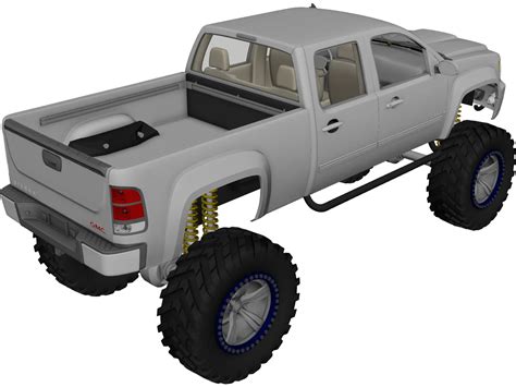 Gmc Sierra Lifted D Model Dcadbrowser