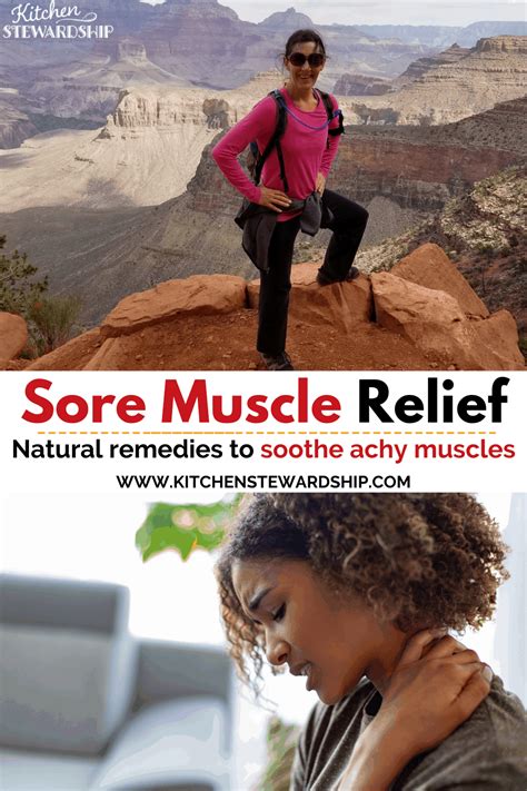 4 Ways to Get Natural Relief for Sore Muscles | Kitchen Stewardship