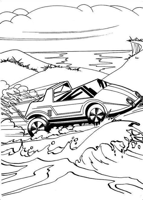 Imprimir Para Colorir E Pintar O Desenho Hot Wheels 1077
