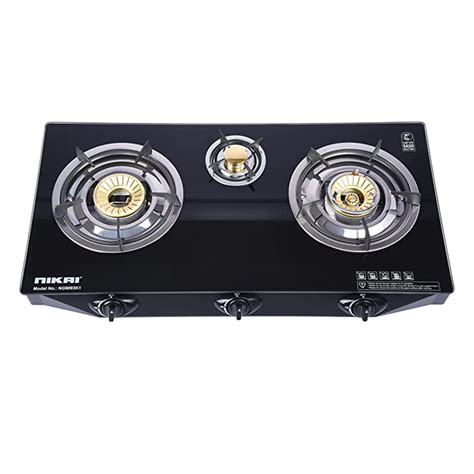 Nikai Gas Table Ng9093k1 3 Burner Online At Best Price Table Top Stoves Lulu Ksa