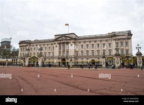 London Uk Th February General View Of Buckingham Palace