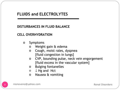 Fluids And Electrolytes Ppt