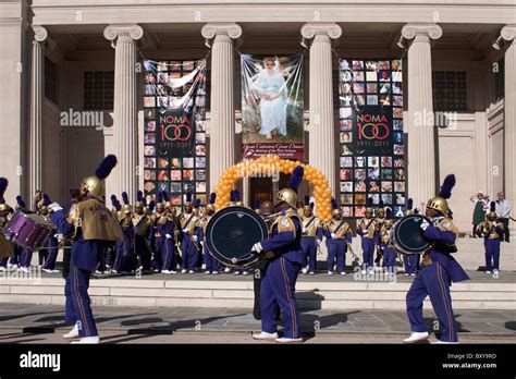 St. Augustine high school marching band commemorating the 100 year ...