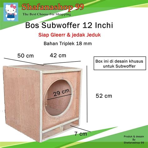 Box Subwoofer Inchi Box Speaker Subwooffer Inchi Kotak Speaker