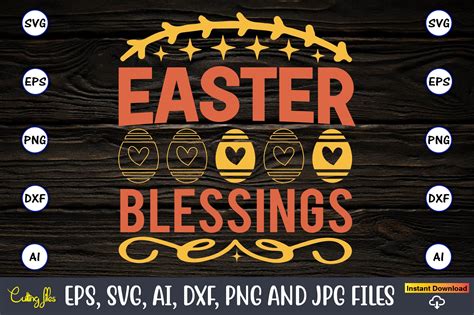 Easter Blessings Svg Cut File Graphic By Artunique24 · Creative Fabrica