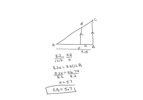 Solved Abc And Aed Are Straight Lines Be And Cd Are Parallel Ac