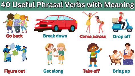 40 Phrasal Verbs For Everyday Life Phrasalverbs Classroomlanguage