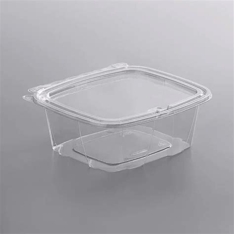 Clear Plastic Tubs with Attached Lid | Arndt's Fudgery LLC