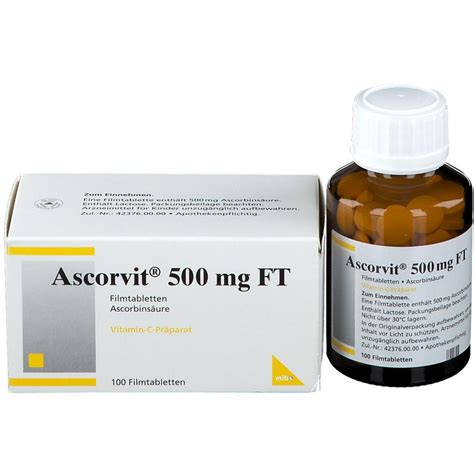 Ascorvit 500 Mg 100 St Shop Apotheke