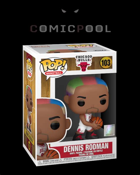 NBA Legends POP Sports Vinyl Figur Dennis Rodman Bulls Home 9 Cm