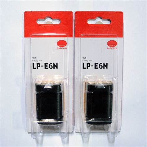 Pcs Lot Full Decoded Lp E N Lp E N Lpe N Camera Battery For Canon Eos