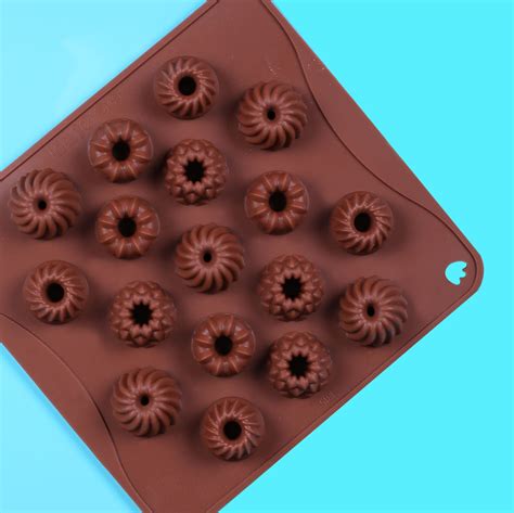 Shop Mini Bundt Cakes Candy Mold Silicone Chocolate Mold At Bps